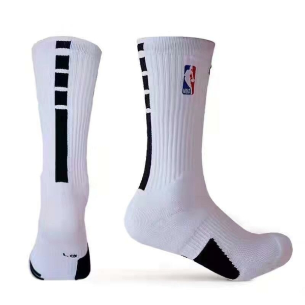NBA fehér-fekete kosaras zokni