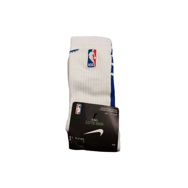 NBA fehér-kék kosaras zokni