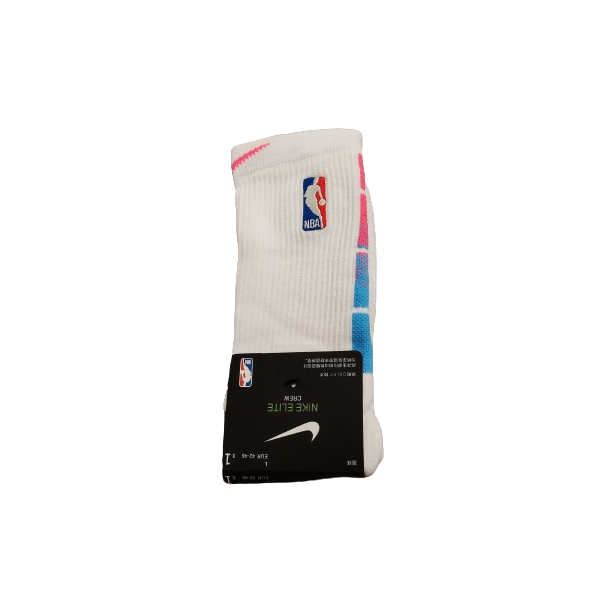 NBA fehér-rózsaszín-kék kosaras zokni