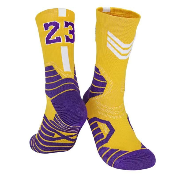 Lebron JAMES sárga zokni