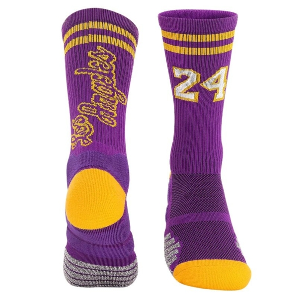 Kobe BRYANT lila #24 Los Angeles zokni